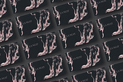 La Nuit Rose Gold Textures, a Texture Graphic by Vintage Digital Textures (Thumbnail 3 of 12)