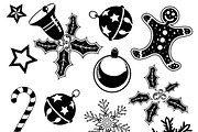 Christmas Decor Elements, a Solid Icon by TAlex (Thumbnail 4 of 7)