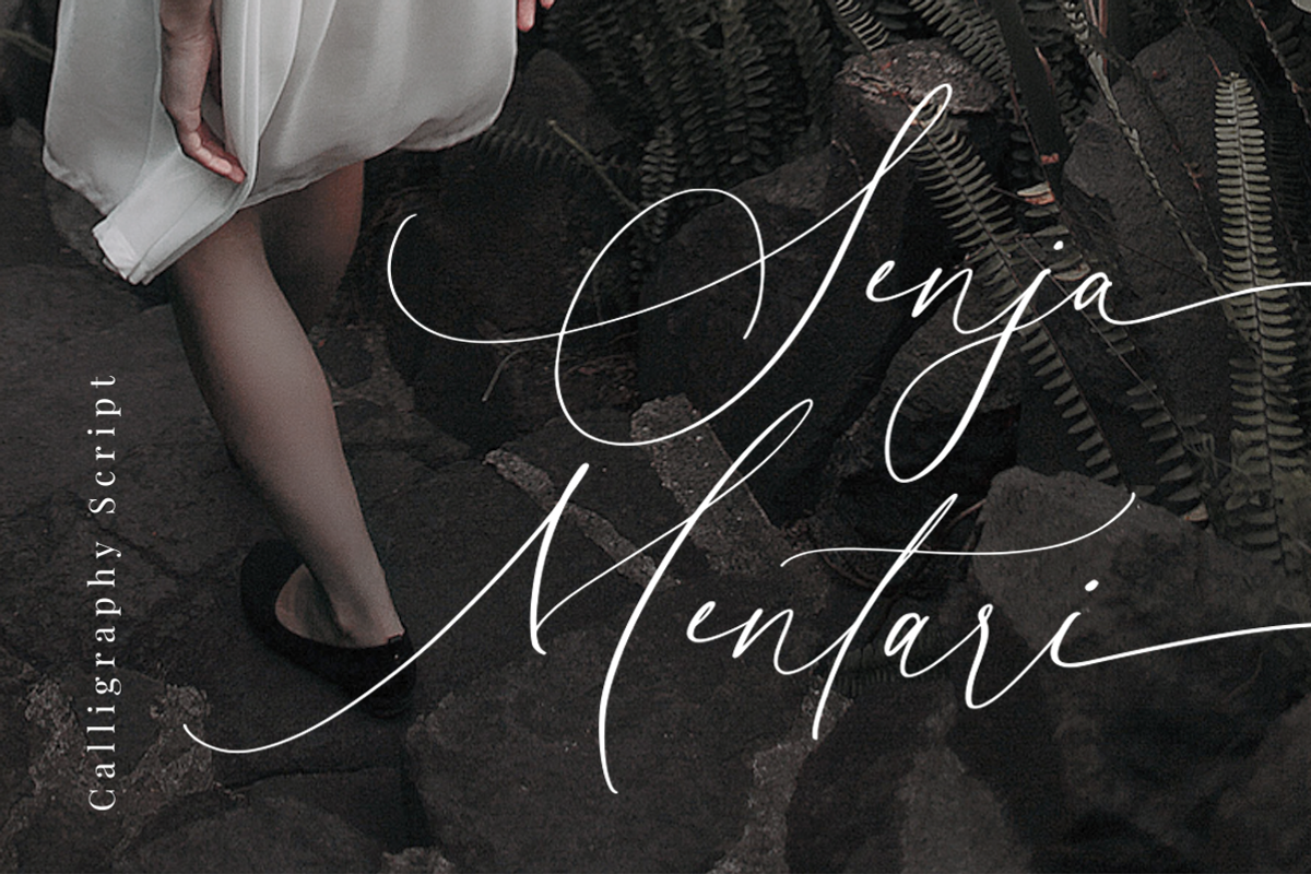 Senja Mentari - Modern Script