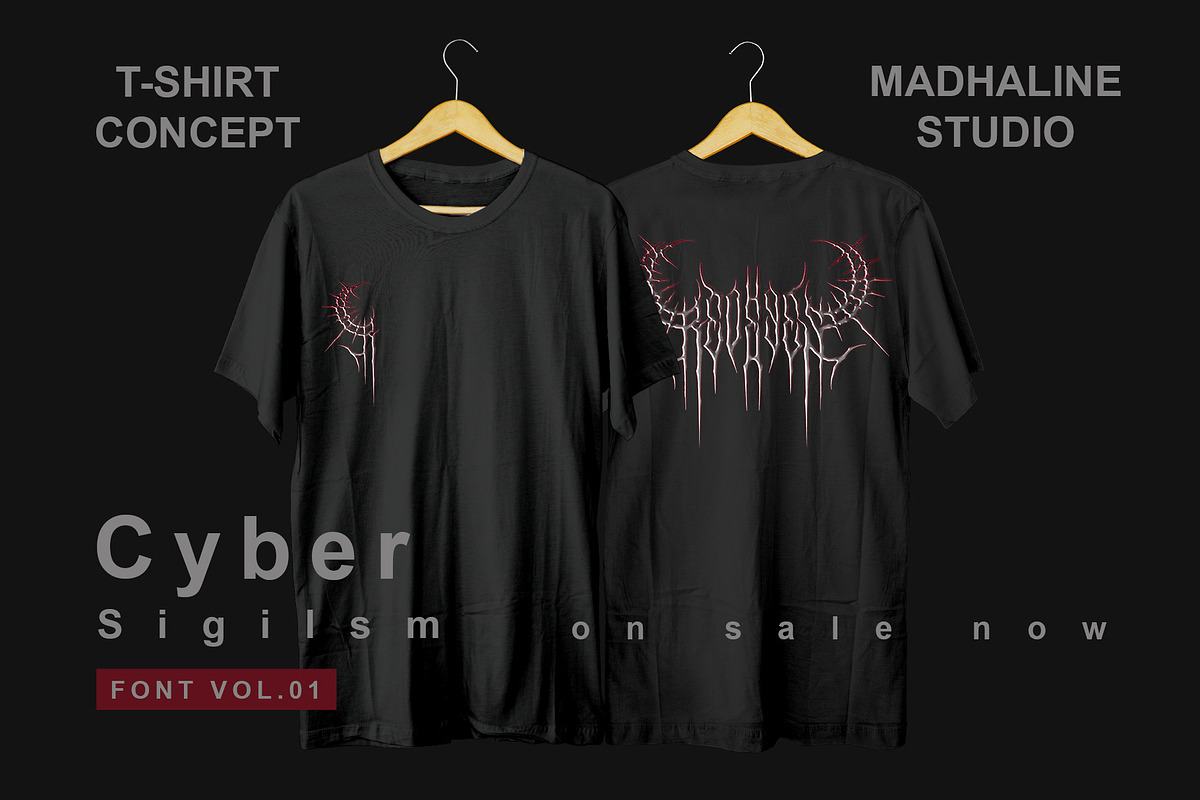 Arsensans | Cybersigilism Font, a Blackletter Font by Madhaline Studio (Photo 9 of 18)