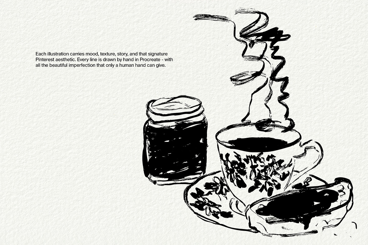 Summer days: Ink Illustrations, a Decorative Illustration by divanovskaya_nv (Photo 2 of 19)
