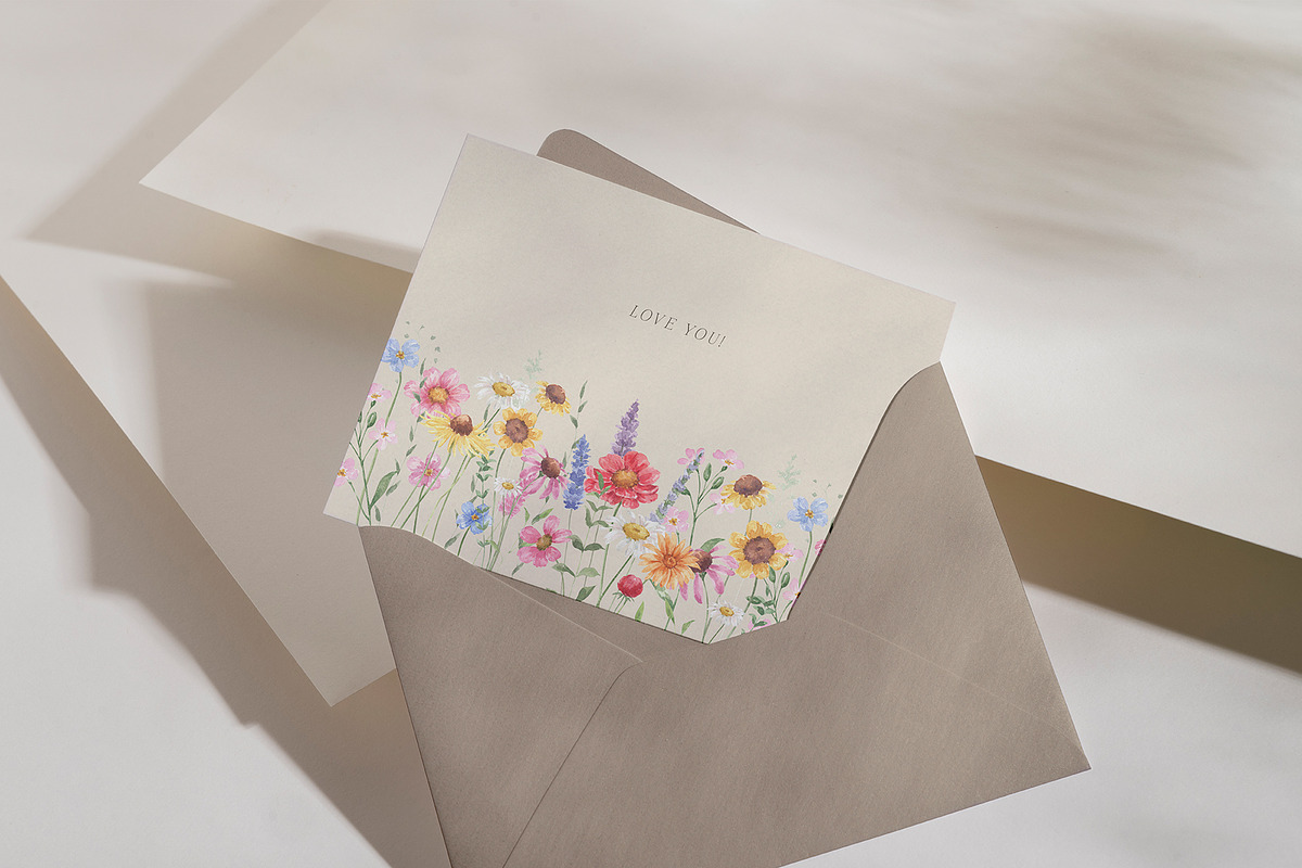 Spring Wildflowers, a Decorative Illustration by LiChu Art (Photo 16 of 18)