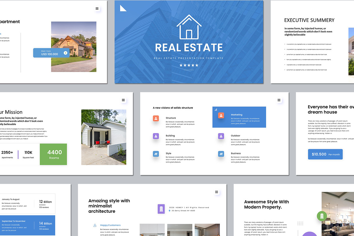 Real Estate Template, a Presentation Template by Pradaxa (Photo 5 of 9)