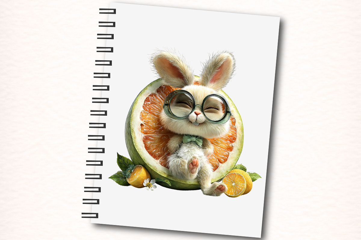 Whimsical Animal Fruit Clipart, a Transportation Illustration by Digital Artistic99 (Photo 5 of 10)