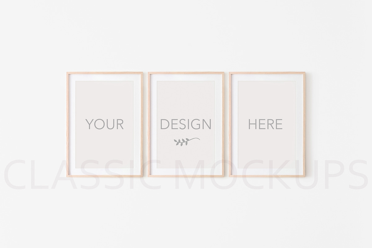 Classic Frame Mockup Bundle, a Print Template by Kate Roubin (Photo 6 of 7)