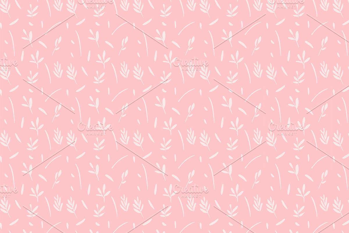 Soft Brush Floral Patterns Set, a Pattern Graphic by Lyolya Profitrolya (Photo 9 of 11)