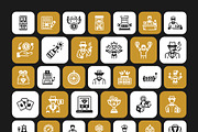 Casino and Gambling Club Icon Set, a Solid Icon by Vectors Market (Thumbnail 7 of 7)