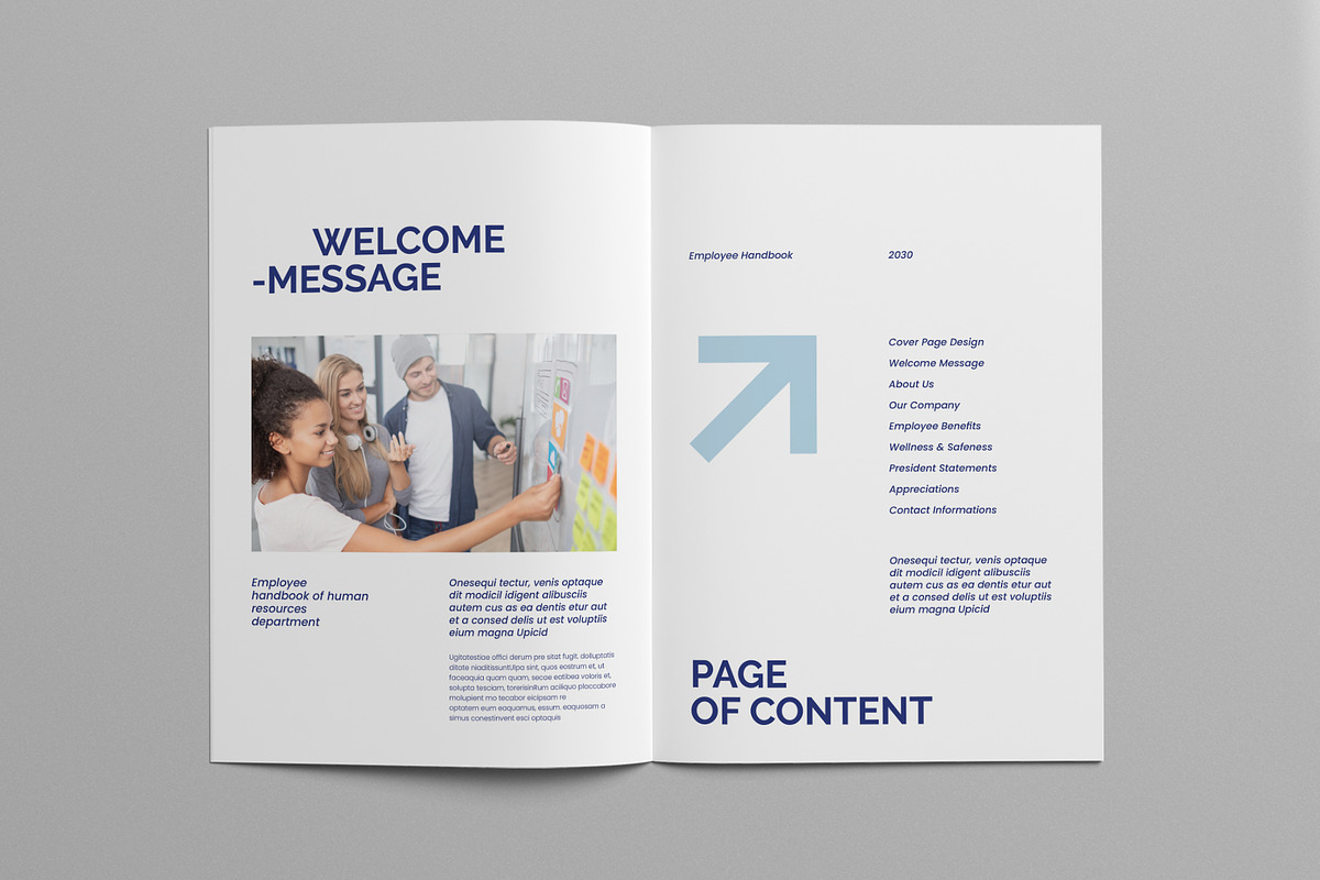HR Employee Handbook | Canva, a Brochure Template by Pixelpick (Photo 3 of 9)