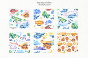 Watercolor Transport, an Illustration by OllyKo Art (Thumbnail 6 of 9)
