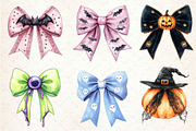 Halloween Coquette Bow Clipart, an Illustration by Dream Creation (Thumbnail 6 of 7)