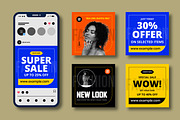 Modern Fashion Social Media Post, a Social Media Template by MightyDesign (Thumbnail 2 of 8)