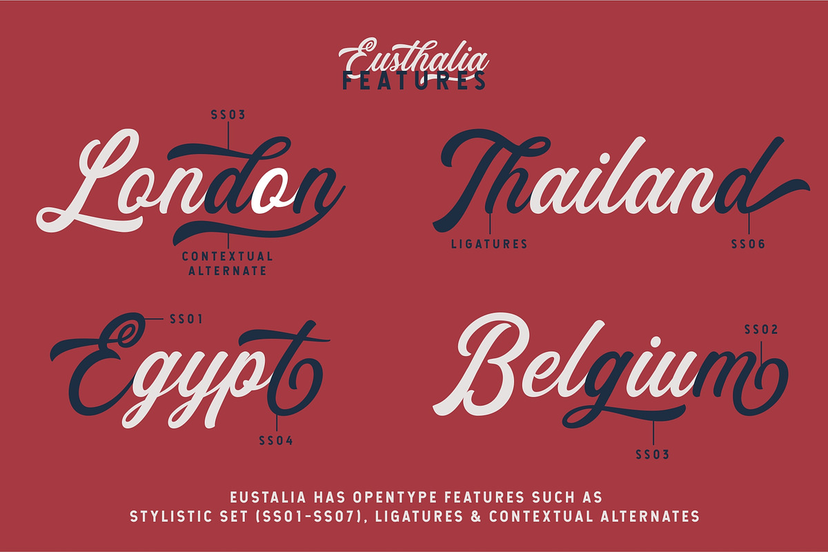 Eusthalia Typeface preview 3