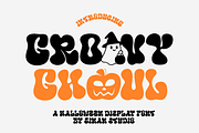 Groovy Ghoul Display Font, a Sans Serif Font by Ainun Jinan (Thumbnail 1 of 10)