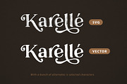 Karelle SVG - An Organic Serif, a Serif Font by Sarid Ezra (Thumbnail 4 of 9)