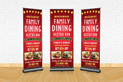 Restaurant Rollup Banner, a Templates & Theme by Creative  designer (Thumbnail 2 of 2)