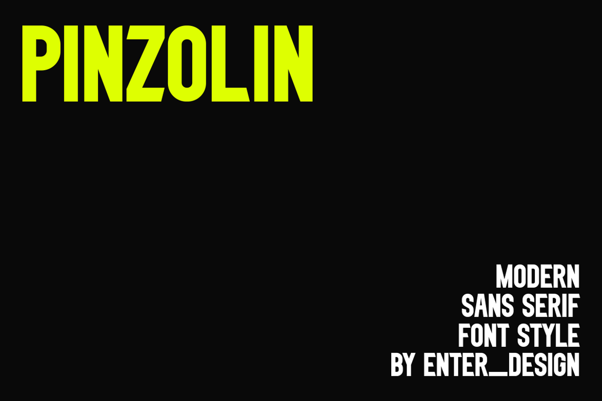 Pinzolin Font, a Sans Serif Font by albert_kalingga (Photo 3 of 6)