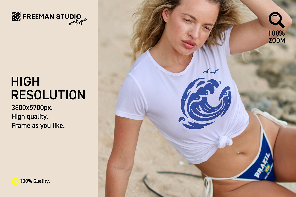 T-Shirt Mockup, a Shirt Mockup by Freeman Studio (Photo 6 of 19)