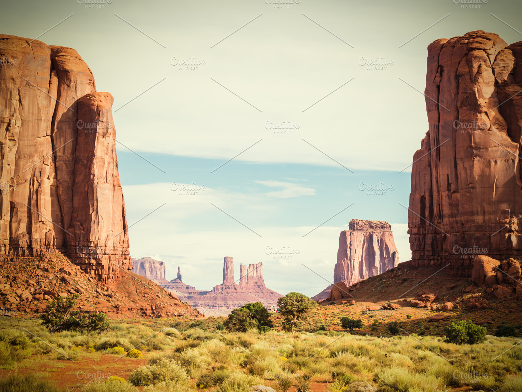 Monument valley featuring valley, monument, and arizona, a Nature Photo by Pabkov