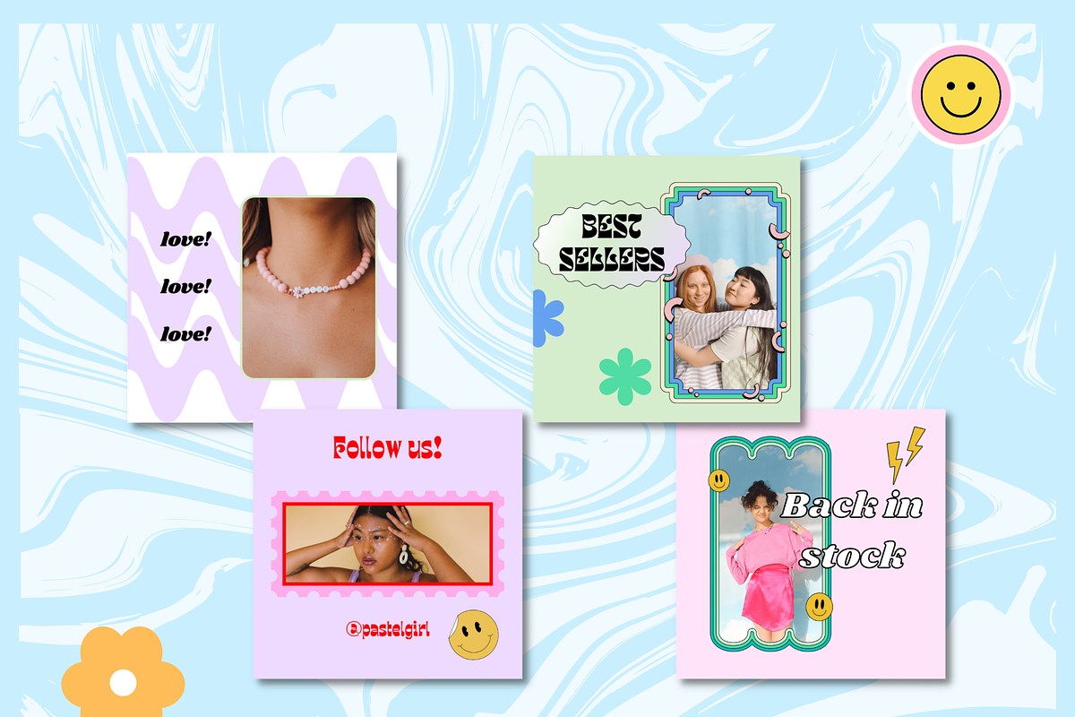 Danish Pastel Instagram Template, a Social Media Template by PLANETSEL (Photo 6 of 6)