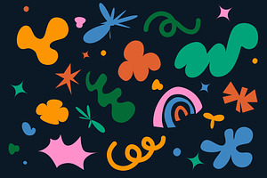 Blue Shape Background Illustration, a Texture Illustration by graphicook