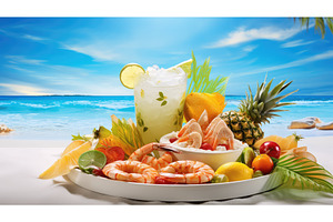 cuisine menu food background ai, a Food & Drink Photo by pikepicture
