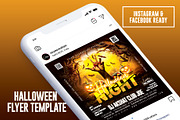 Halloween Flyer Template, a Flyer Template by MithilaCreation (Thumbnail 4 of 6)