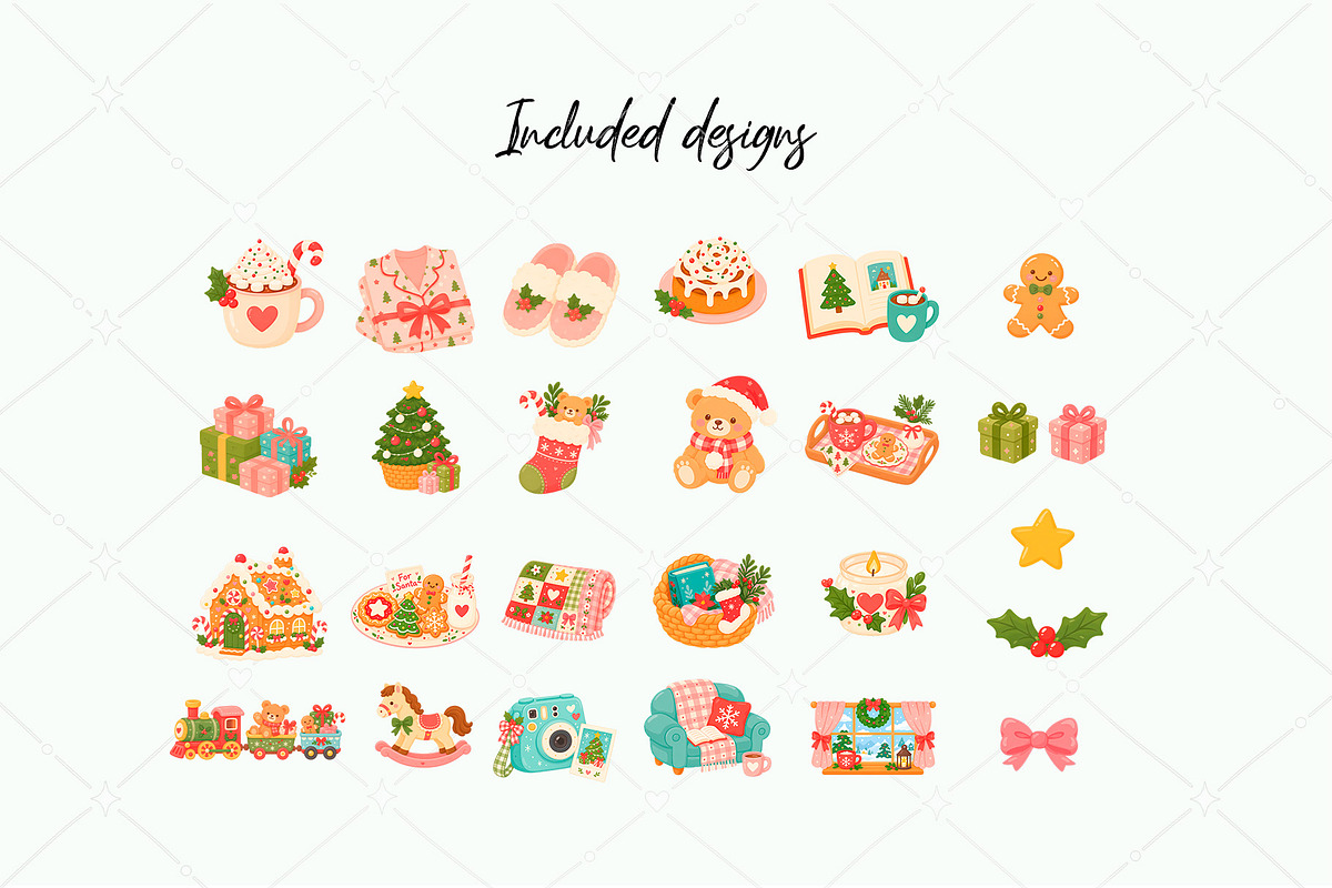 Cozy Christmas Morning Clipart, a Seasonal Illustration by TumblerArtDS (Photo 2 of 3)