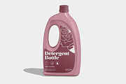 Dishwasher Detergent Bottle Mockup, a Packaging Mockup by Unerispace (Thumbnail 4 of 5)