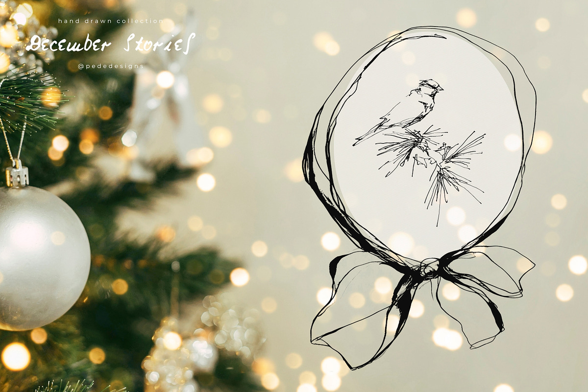 December Stories, a Seasonal Illustration by PeDe Designs (Photo 13 of 13)