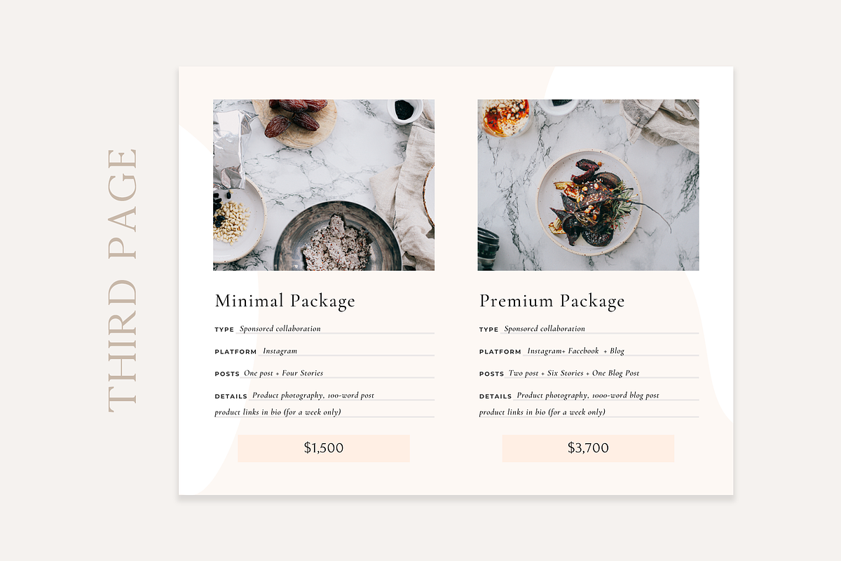 3-Page Media Kit For Bloggers, a Brochure Template by Ralony (Photo 4 of 5)