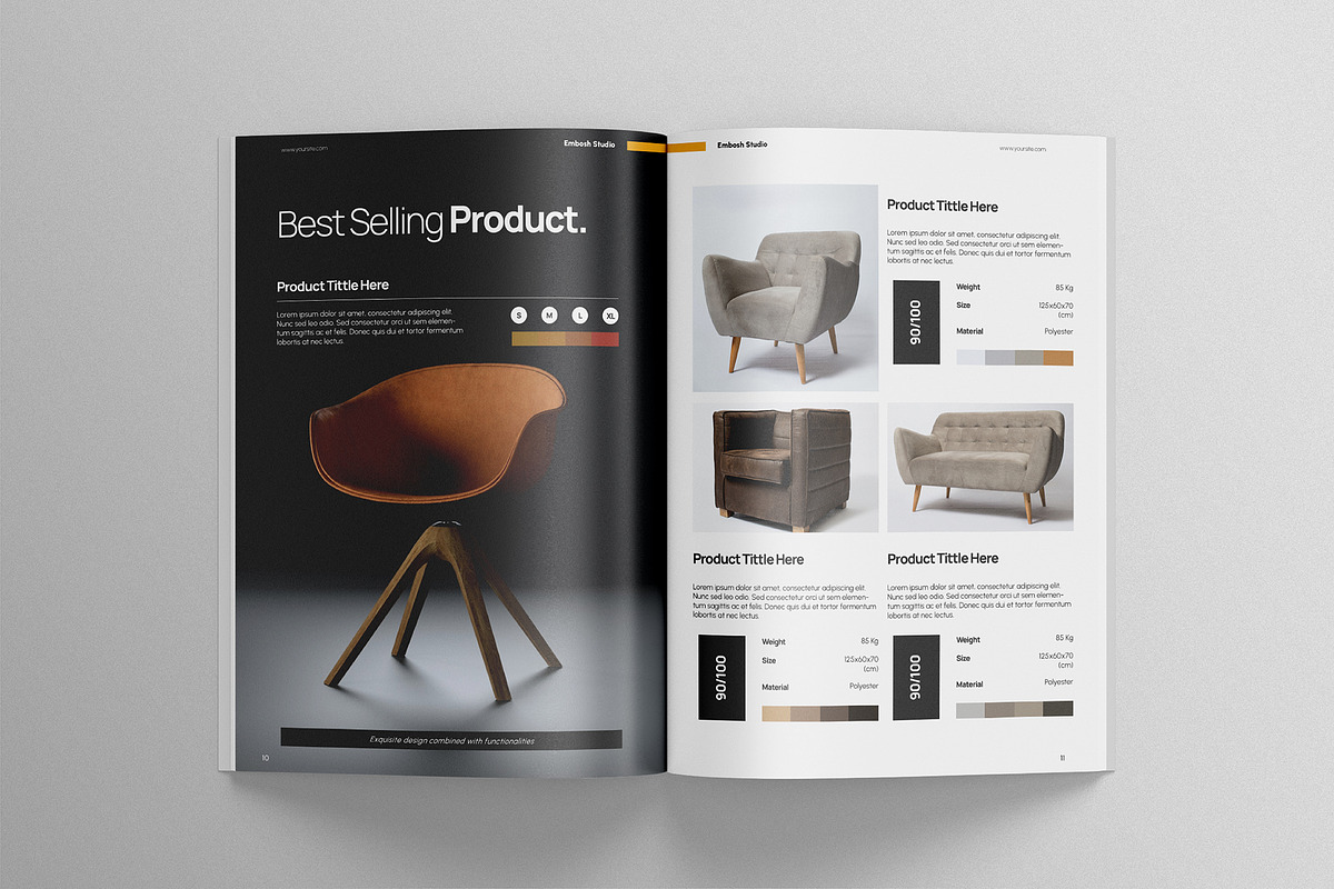 Design Interior Product Catalogue, a Magazine Template by VanillineGraph (Photo 4 of 8)
