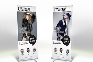Union - Fashion Roll Up Banner