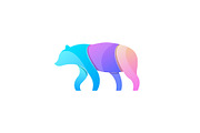 Vector logo bear colorful, a Branding & Logo Template by Syaeful Anas (Thumbnail 3 of 6)