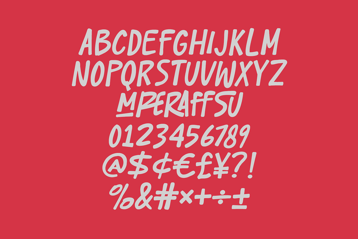 Sumrez Bold Playful Handwritten Font, a Handwritten Font by Maulana Creative (Photo 7 of 7)
