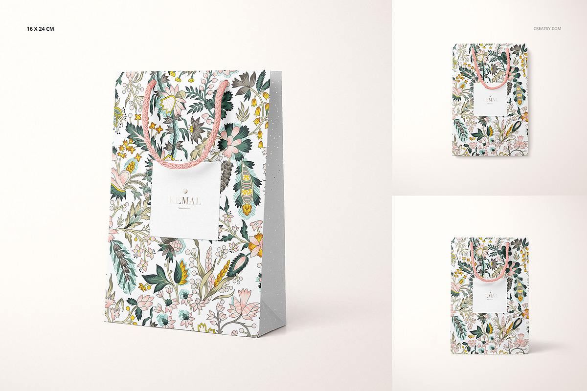 Paper Bags Mockup Set, a Packaging Mockup by creatsy5 (Photo 10 of 14)