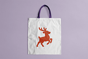 Playful Red Reindeer Logo, a Branding & Logo Template by Vectorium Studio (Thumbnail 2 of 2)
