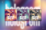 Hologram Party Flyers, Posters Pack, a Poster Template by pixelsao (Thumbnail 15 of 23)