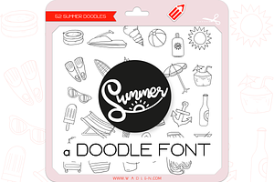 Summer Doodles - Dingbats Font