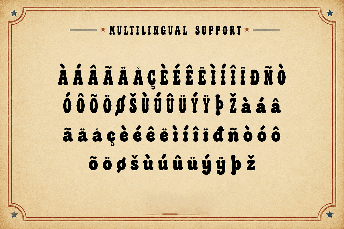 BigTop Circus - Vintage Display Font, a Serif Font by overlaytemplates (Photo 5 of 5)