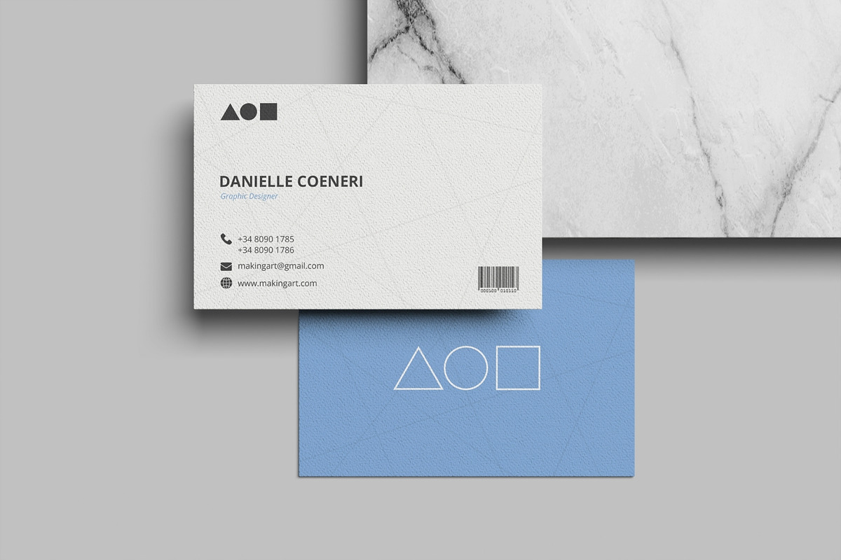 Realistic Business Card Mockup PSD, an Advertising Mockup by MA-KING_ART (Photo 5 of 5)
