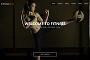 FitnessSpot - One Page HTML Template, a Landing Page Template by Gentil Studio (Thumbnail 3 of 4)