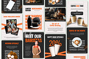 Canva Coffee Shop & Cafe Templates, a Design Template by SecondBrain Store (Thumbnail 3 of 10)