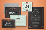 Wedding Invitation Set, an Invitation Template by graphicook (Thumbnail 2 of 3)