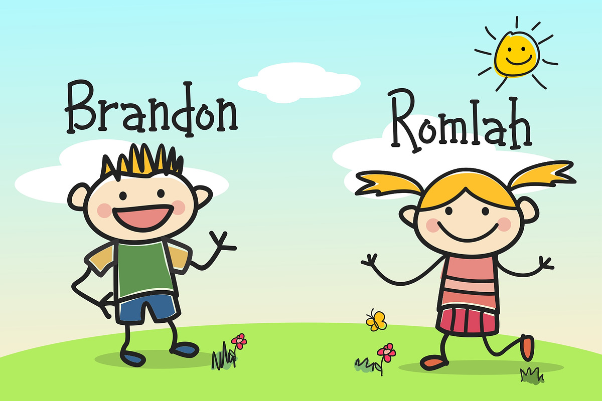 Happy Kids - Playful Font, a Handwritten Font by BearyType Studio (Photo 10 of 13)