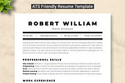 Data Analyst Resume Template, a Resume Template by ResumeInventor (Thumbnail 1 of 9)