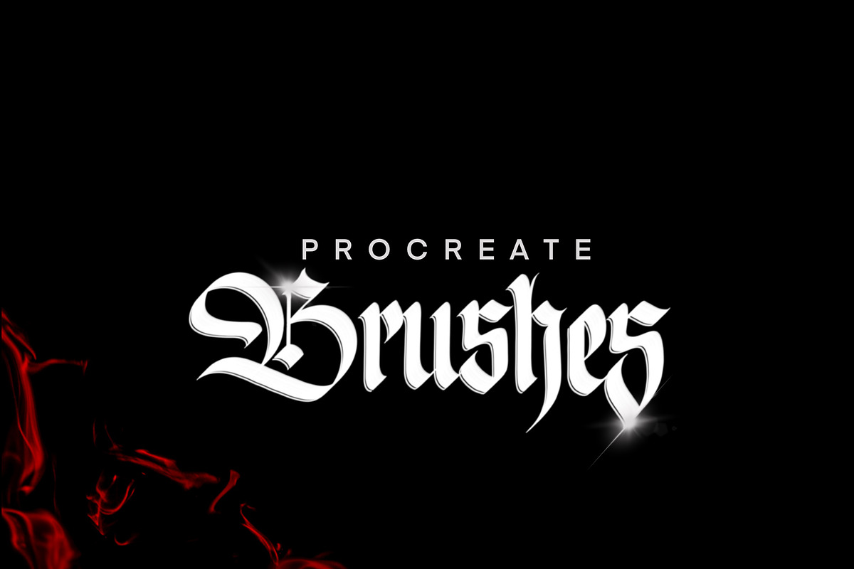 Blackletter Procreate Brushes, a Brush Add-On by Emmanuel Buron (Photo 11 of 13)