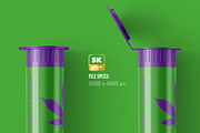 Weed Joint Pre Roll Cannabis Tube, a Cups & Container Mockup by easymock (Thumbnail 2 of 9)