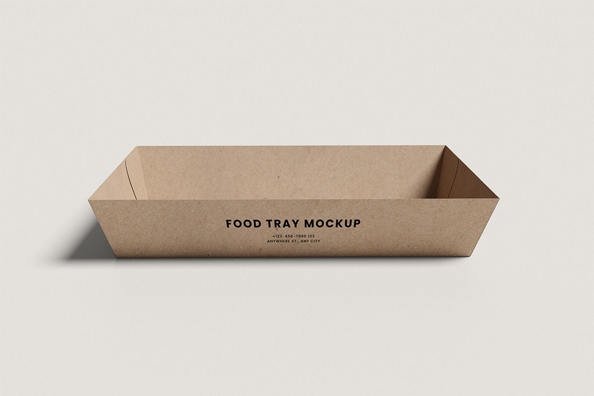 Food Tray Mockup, a Packaging Mockup by swsi-studio (Photo 4 of 5)