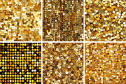 Gold Sequin Seamless Patterns, a Pattern Graphic by PrintablesByFranklyn (Thumbnail 2 of 4)