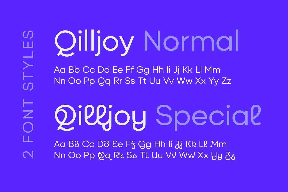 Qilljoy – display sans serif, a Sans Serif Font by Slava Antipov (Photo 9 of 18)